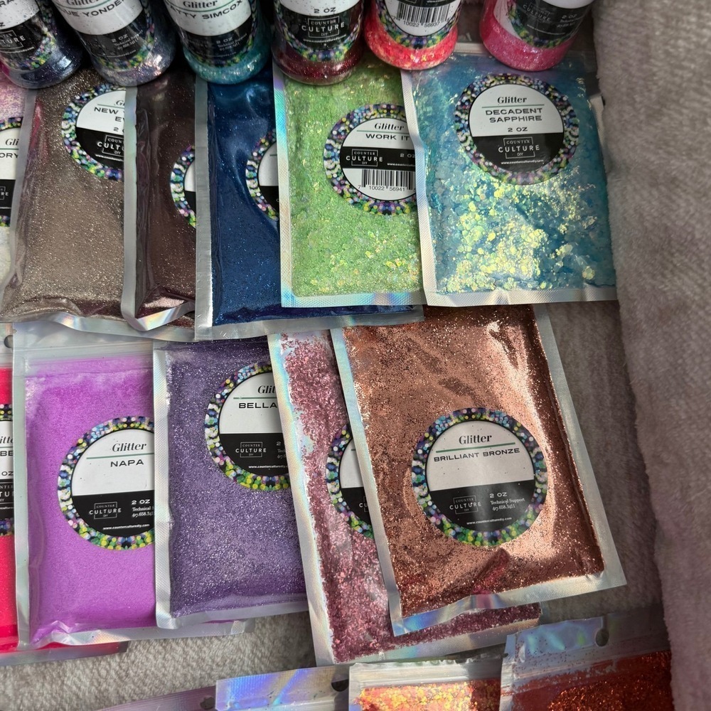Lot of 46 Counter Culture DIY Premium Glitters - Picture 4 of 8